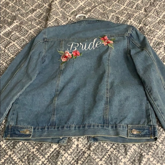 david's bridal jean jacket